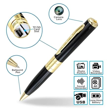 Electric Recording Camera Pen - Emirates Mart